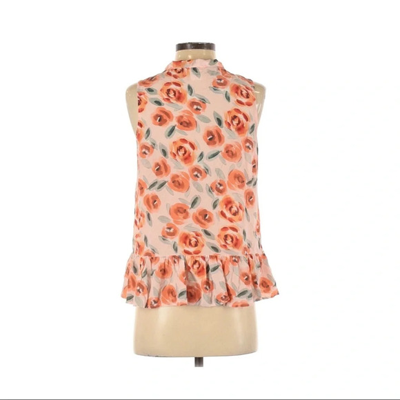 Joe Fresh Rose Tie Neck Blouse - Picture 2 of 3